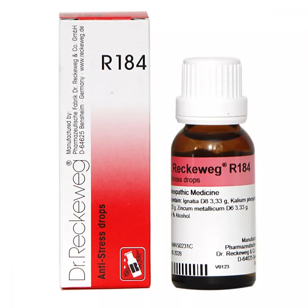 Dr Reckeweg R184 - Anti Stress Drops - 22 ml