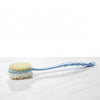 2-in-1 Body Bath Brush with Long Handle – Soft Bristle & Loofah Back Scrubber