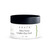 Arata Aloe Vera Under Eye Gel For Dark Circles, Fine Lines & Puffiness - (10 ML) | Infused With Coffee Oil, Black Tea, Organic Chamomile & Vitamin C | All Skin Types | All-Natural, Vegan & Cruelty-Free