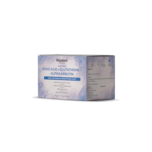 Rejusure Kojic Acid + Glutathione + Alpha Arbutin Soap - 75 Gms Each | -  DesiPick
