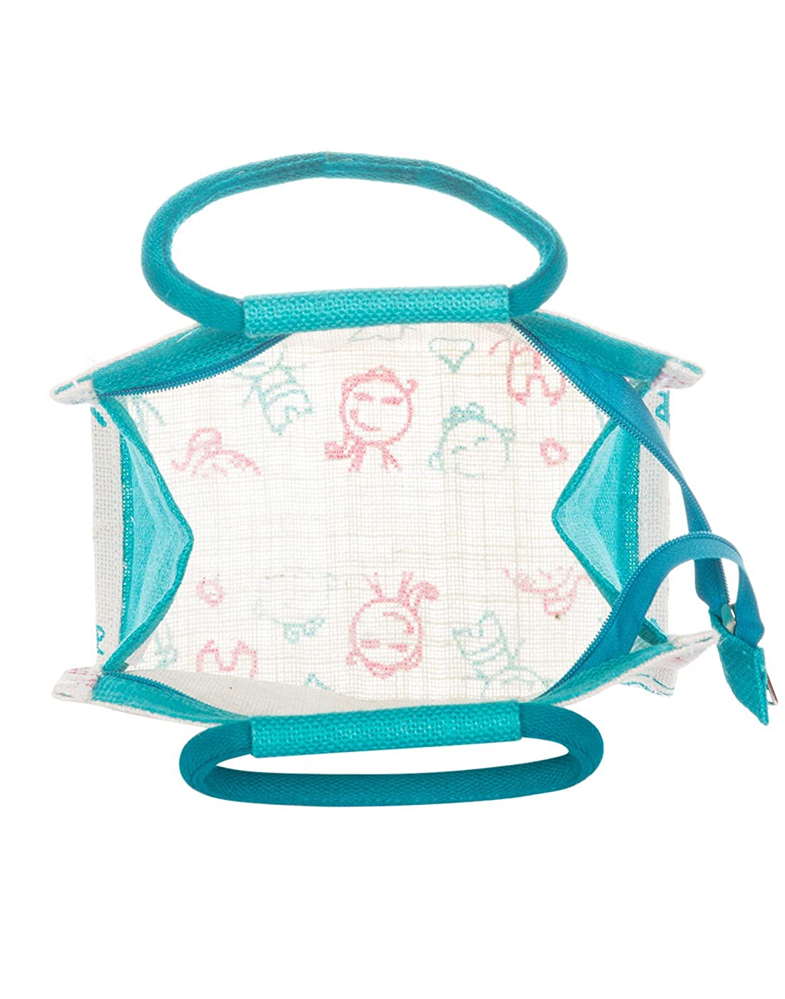 Jute Cottage Children Print Zipper Lunch