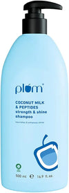 Plum Coconut Milk & Peptides Shampoo for Dry & Frizzy Hair - 500 ml