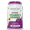HealthyHey Vitamin E Capsules - Sunflower - D-Alpha-Tocpherol - 120 Veg Capsules