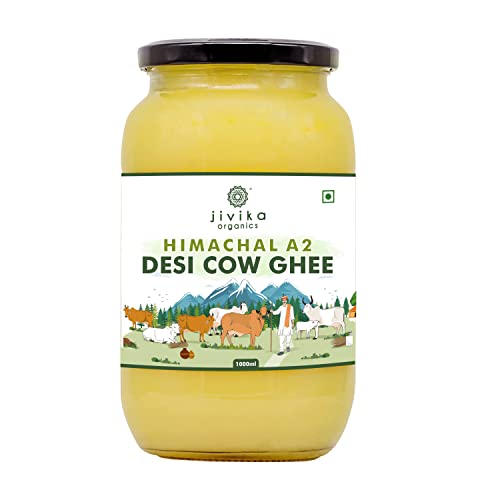 Jivika Naturals Himachal A2 Desi Cow Ghee - 1000 ml