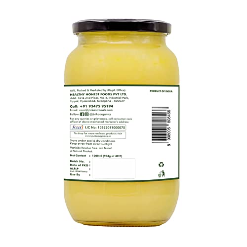 Jivika Naturals Himachal A2 Desi Cow Ghee - 1000 ml