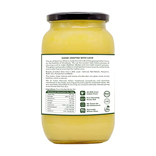 Jivika Naturals Himachal A2 Desi Cow Ghee - 1000 ml