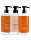Arata Natural Oil Control Shower Power Set For Women & Men With Oil Control Cleansing Shampoo (300 ML), Body Wash (300 ML) & Hair Conditioner (300 ML) | All-Natural, Vegan & Cruelty-Free | Plant-Based - Combo, Non-Toxic Bath