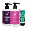 Arata Advanced Curl Care Curly Hair Combo | With Shampoo (300 ML), Rinse-Out Conditioner (300 ML) & Leave-In Conditioner (100 ML) | Hibiscus Extract, Coconut Water & Shea Butter | Conditions Curls - Combo