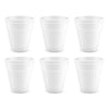 Larah by Borosil 6 Pcs Tea/coffee Opalware Kulhad Set | 100 Ml Each