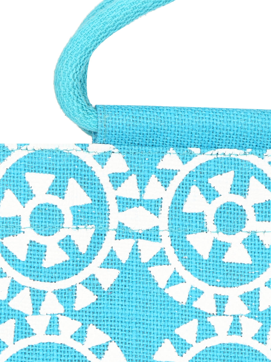 Jute Cottage Round Print All Over Lunch Zipper