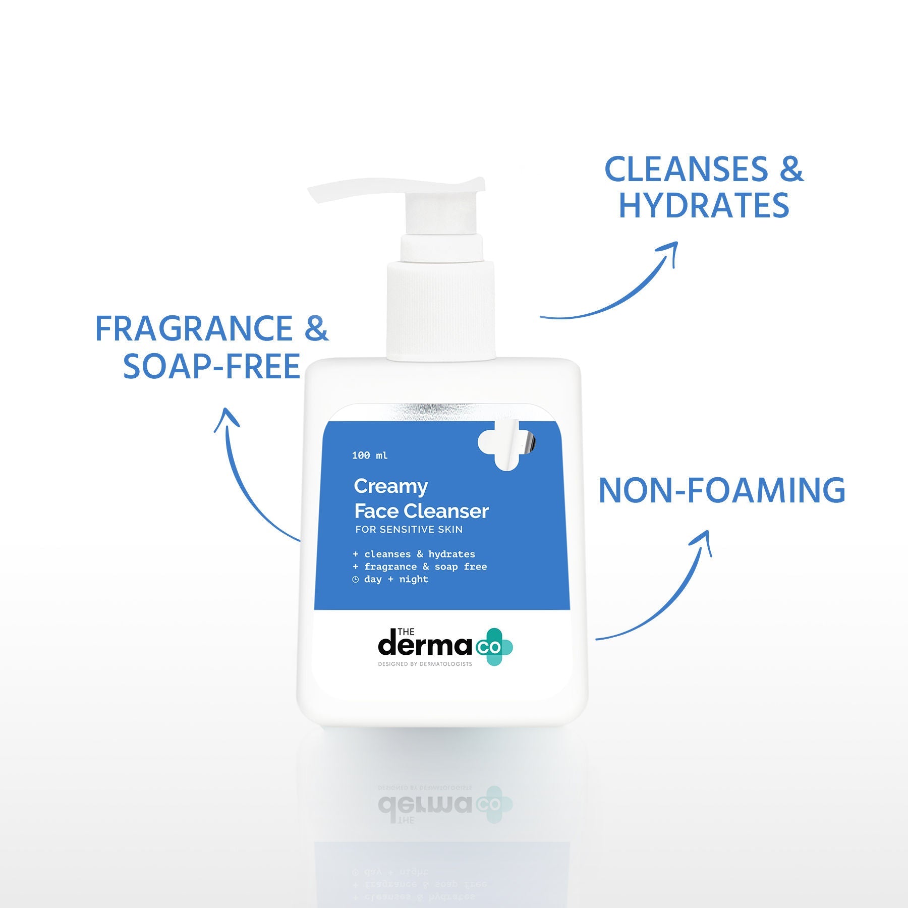 The Derma Co Creamy Face Cleanser for Sensitive Skin
