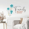 Kotart Colorful Flowers and Quotes Printed PVC Vinyl Stickers