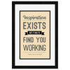 ArtX Paper Inspiration Exists Motivational Quote Framed Wall Art Painting