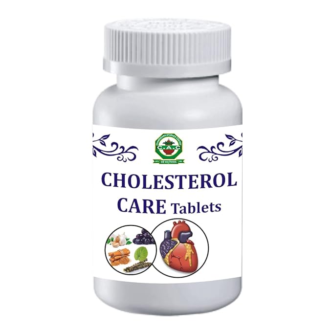 Chandigarh Ayurved Centre Cholesterol Care - 60 tabs - DesiPick