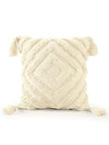 Sashaa World Tasselled And Tufted Cushion Cover