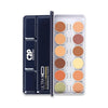 C2P Pro Foundation for Face Makeup, Ultra HD 12 in 1 Camouflage Concealer Corrector Palette - 42 gms