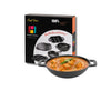 Human Hydro Premium Pre-Seasoned Cast Iron Kadai 25cm 3L Naturally Nonstick Non-Toxic Flat Bottom Induction Gas