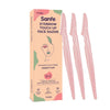 Sanfe Reusable Eyebrow Touch Up Hair Removing Face Razor -3 units