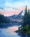Trexee Mountain Lake Paint By Number For Kids & Adults & Beginner Paint By Numbers Kit For Kids And Adults Beginner 40X50 CM No Frame