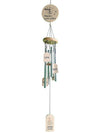 Relive Store Wind Chime 4 Silver Pipes Hight 35 Inch.