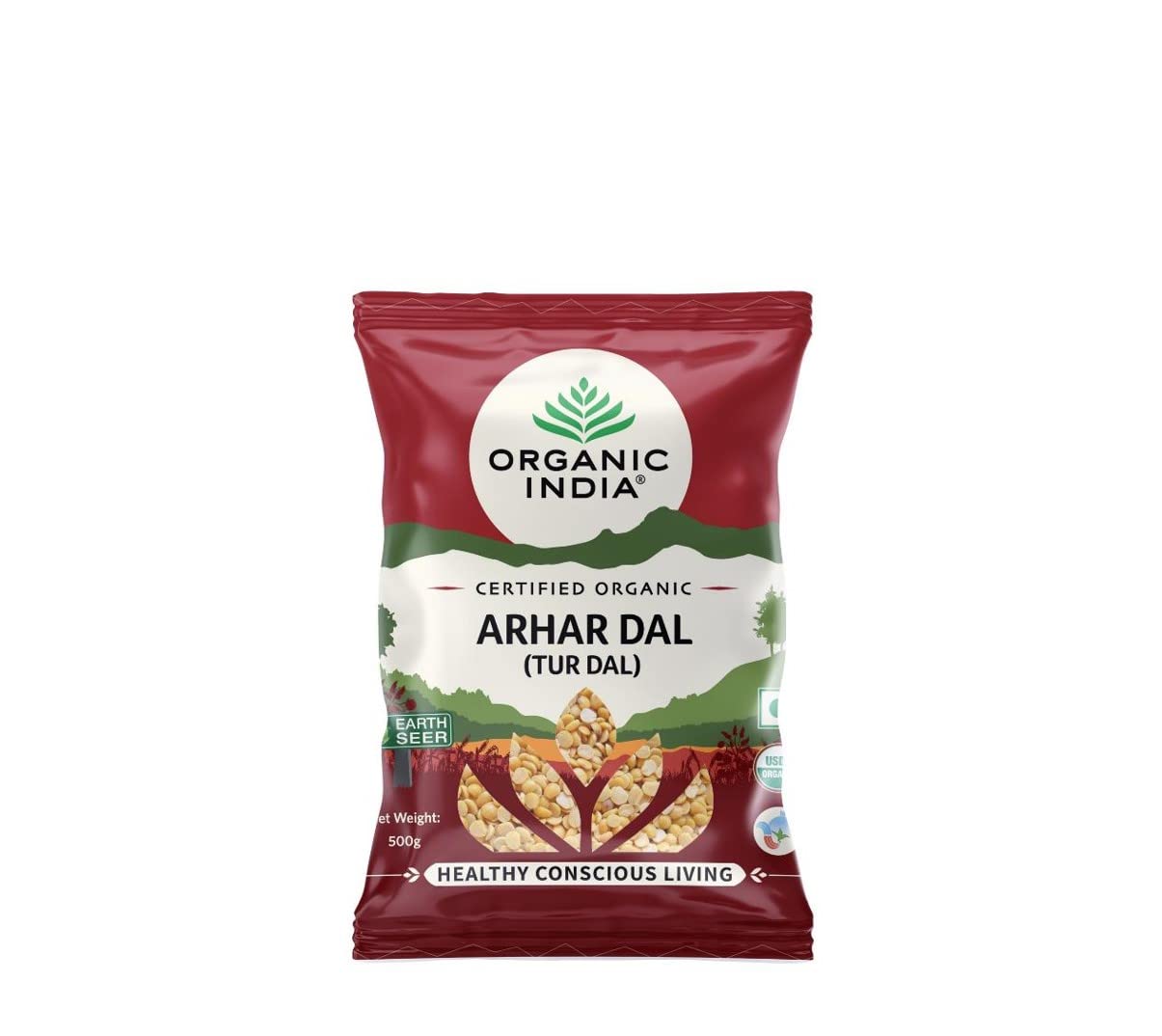 Organic India Arhar Dal (Tur Dal) - 500 gms