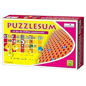 StonKraft PuzzleSum (French) Language Independent Preschool Learning Toys Educational
