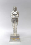 Gold Art India Best Mother Trophy Figurine Silver Plated Matte Finish
