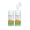 Mamaearth Vitamin C Foaming Face Wash With Brush, Combo Pack With Refill For Skin Illumination - Pack of 2 (150 Ml + 150 Ml)