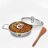 Human Hydro Tri-Ply Stainless Steel Kadai with SS Lid 22cm 2.2L Induction Gas Heavy-Duty Deep Frying