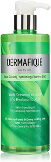 Dermafique Aqua Cloud Hydrating Shower Gel Body Wash for Women & Men - 500 ml
