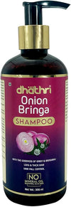 Dhathri Onion Bringa Hair Shampoo Promotes Hair Growth & Controls Hair Fall - 300 ml