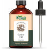 Organic Zing Castor Oil for Skin Care, Hair Care, Body Care - 118 Ml