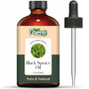 Organic Zing Black Spruce (Picea Mariana) Oil | Essential Oil for Massage, Aroma & Diffuser - 118 ml