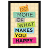 ArtX Paper Motivational Quotes Framed Wall Art Painting
