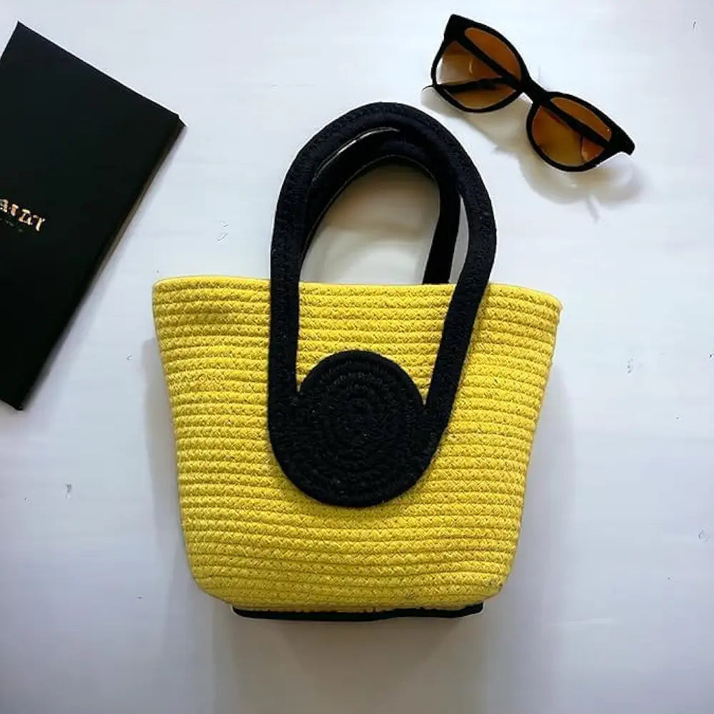 Attractive Tote Hand Bag Jute Handmade