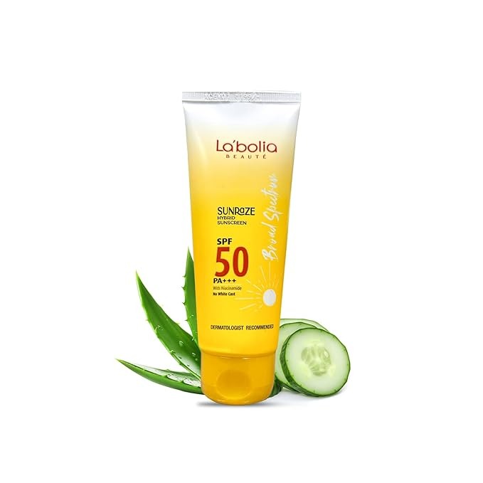 Labolia Beaute Sunraze Hybrid Sunscreen SPF 50 PA+++ - 50 gms - DesiPick