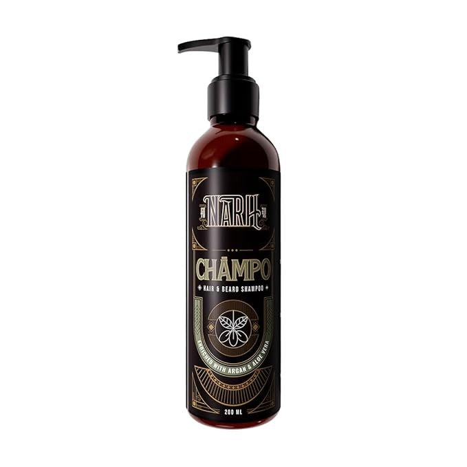 Narh Champo Argan Oil & Aloe Vera Beard & Hair Shampoo - 200 ml