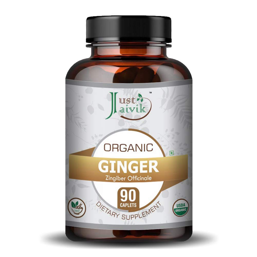 Just Jaivik Organic Ginger - 90 tabs - DesiPick