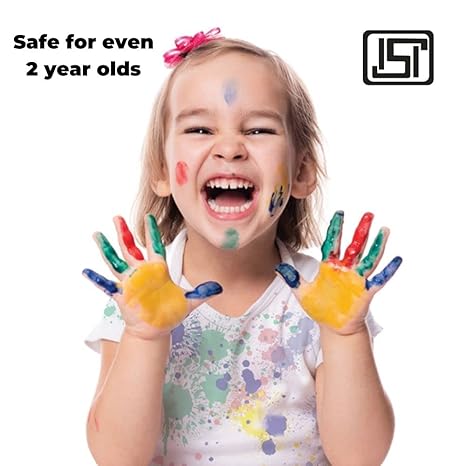 Toykraftt Finger Paints For Kids Non Toxic Washable Finger Paints Child Safe Paints