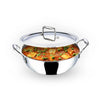 Urbane Home Tri-Ply Stainless Steel Kadhai 1.6L with Lid Induction 20cm Silver