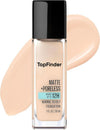 TopFinder Best Invisible Full Waterproof Liquid Foundation - 30 ml