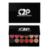 C2P Pro Deep Rose 18-Color Eyeshadow Palette