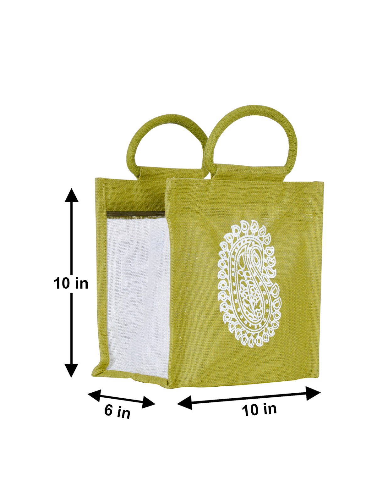Jute Cottage Paisley Zipper Lunch Bag