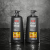 Dove Men+Care Thick & Strong 2in1 Shampoo+Conditioner - 650 ml Combo (Pack of 2)