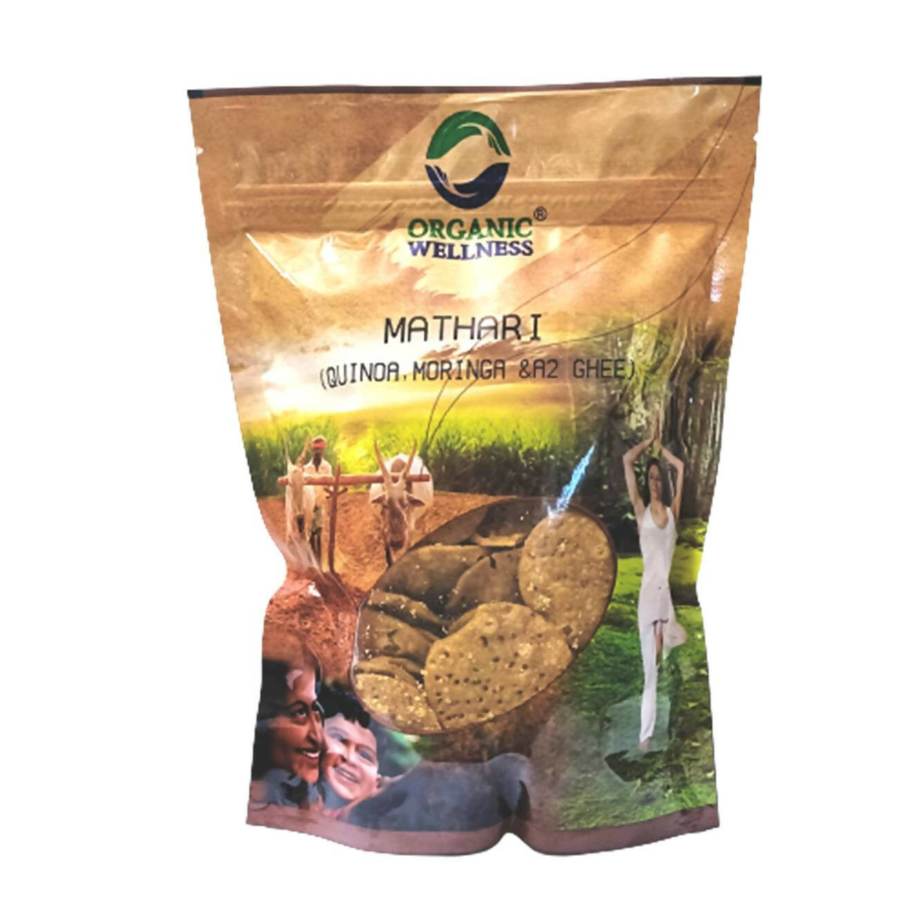 Multigrain Mathri Organic Wellness Multigrain Quinoa Mathri (Moringa & A2 Ghee) - 250 gm ...