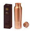 KC Pure Copper Water Bottle with Leak Proof Protection - 1000ml