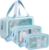 RIXTEC PVC Makeup Bag Travel Toiletries Organizer Cosmetic Bags Wash Bag Pouch for Travel Kit