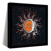 ArtX Sun And Moon Madhubani Big Canvas Painting With Frame
