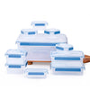 Anko Set of 10 BPA-Free Plastic Storage Containers with Lockable Lids | Airtight | Clear