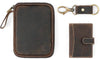 Leather Gift Hamper for Men, Leather Wallet & Organizer and Key Chain